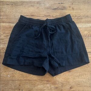 J. Crew Black Linen Shorts- XXS